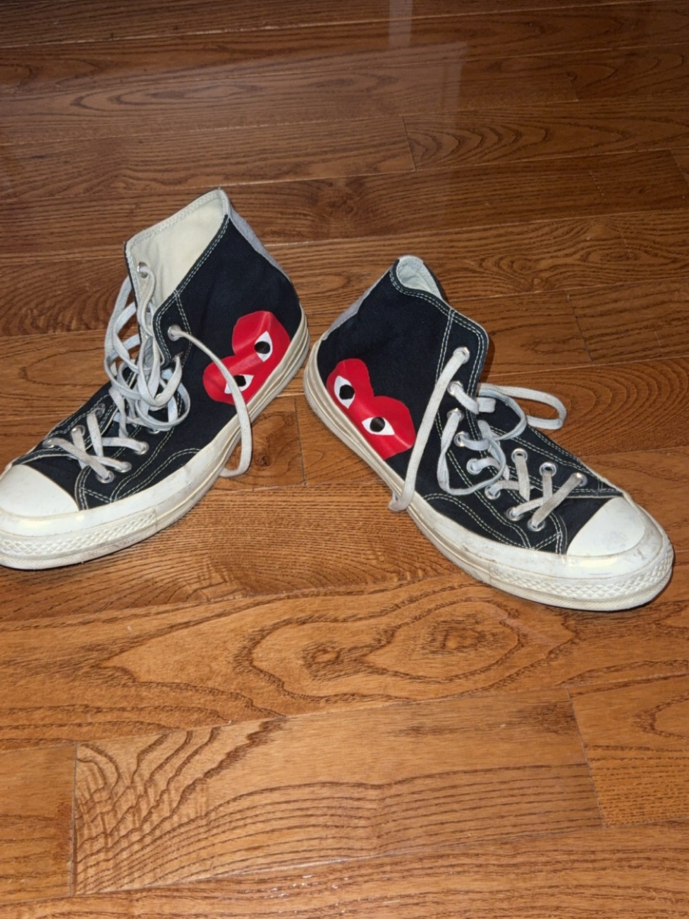 Black High-Top  Comme Des Garçons Play X Converse